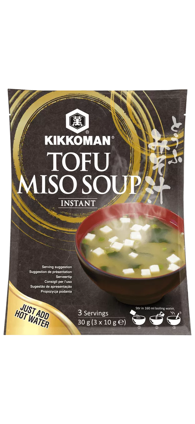 Kikkoman Sopa Miso Instantânea com Tofu 10 g x 3
