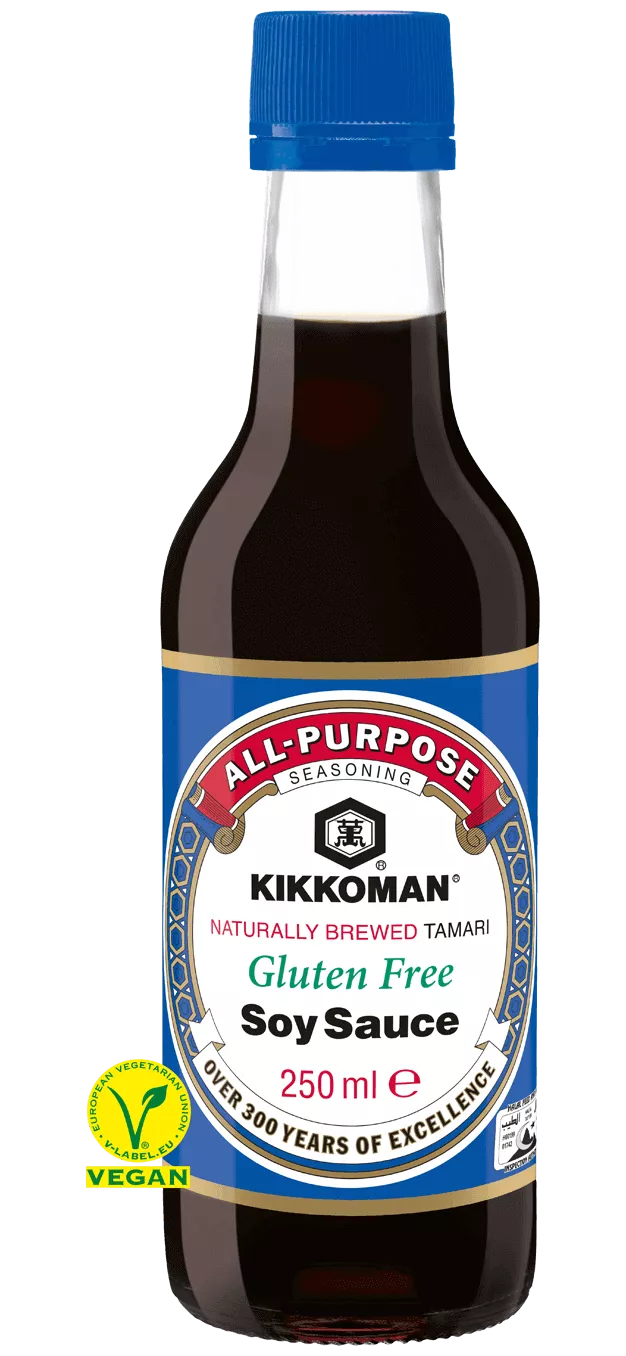 Kikkoman Molho de Soja Tamari Fermentado Naturalmente Isento de Glúten Garrafa 250 ml