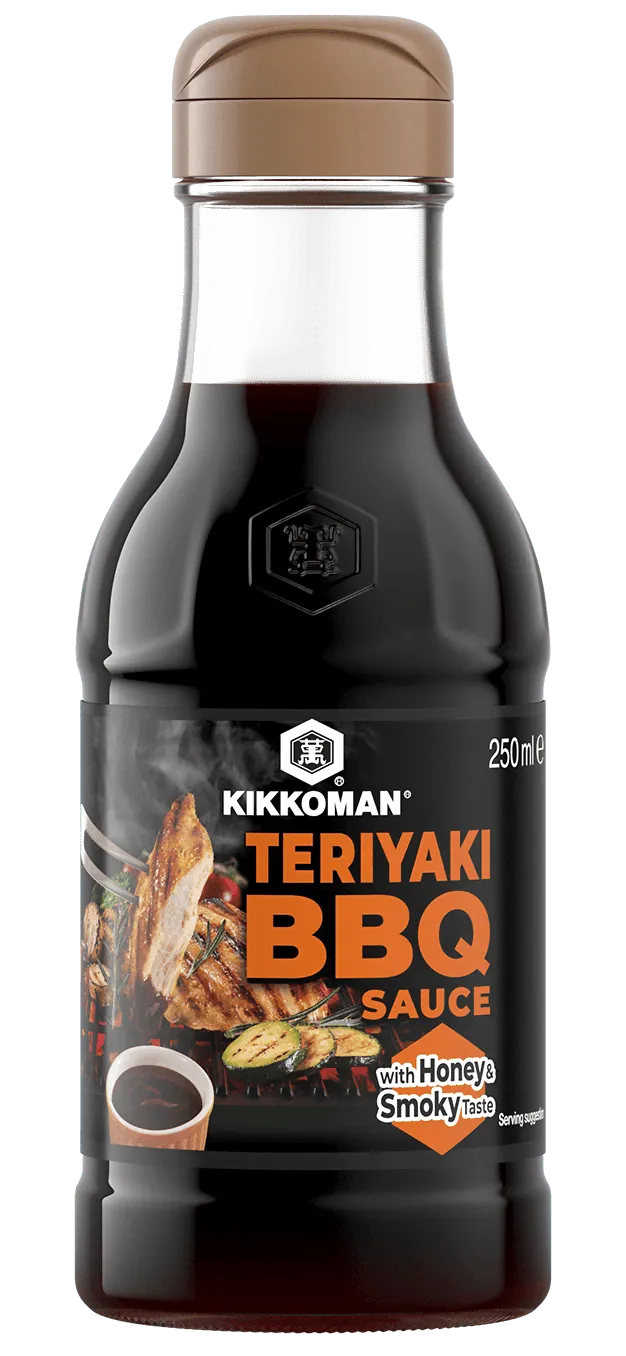 Kikkoman Molho Teriyaki BBQ com Mel e Sabor Fumado Garrafa 250 ml