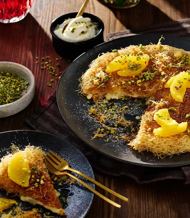 Künefe — sobremesa turca doce à base de queijo