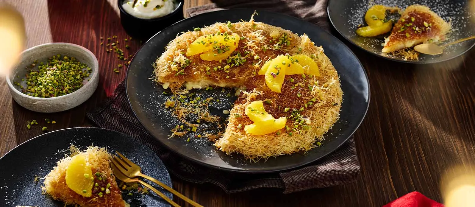 Künefe — sobremesa turca doce à base de queijo