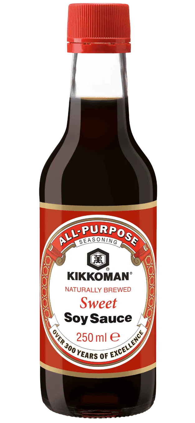 Kikkoman Molho de Soja Doce Fermentado Naturalmente Garrafa 250 ml