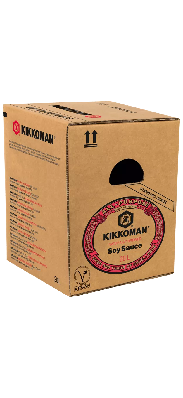 Kikkoman Molho de Soja Fermentado Naturalmente Caixa de cartão 20 L