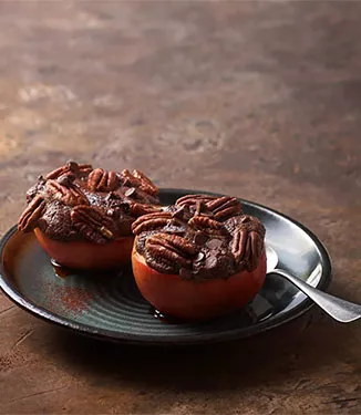 Maçãs de chocolate