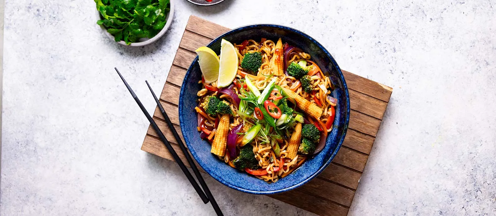 Noodles teriyaki no wok