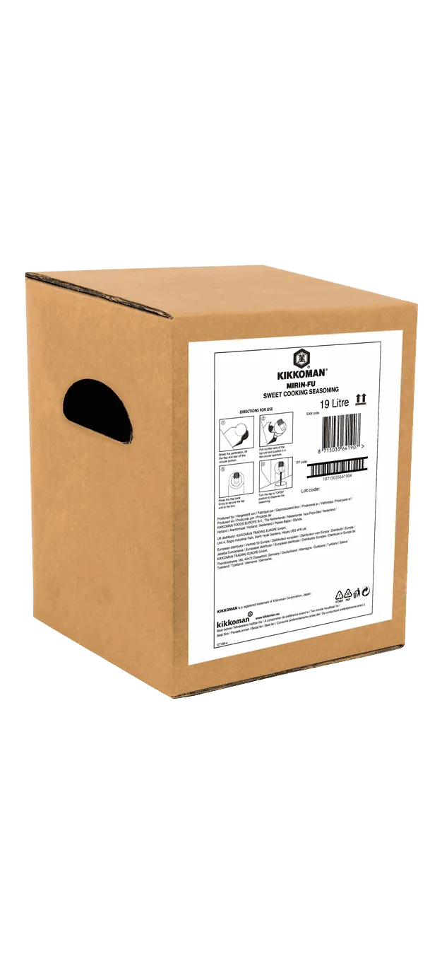 Kikkoman Tempero de cozinha doce ao estilo Mirin Caixa de cartão 19 L