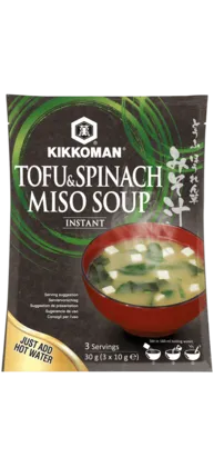 Kikkoman Sopa Miso de Tofu e Espinafres