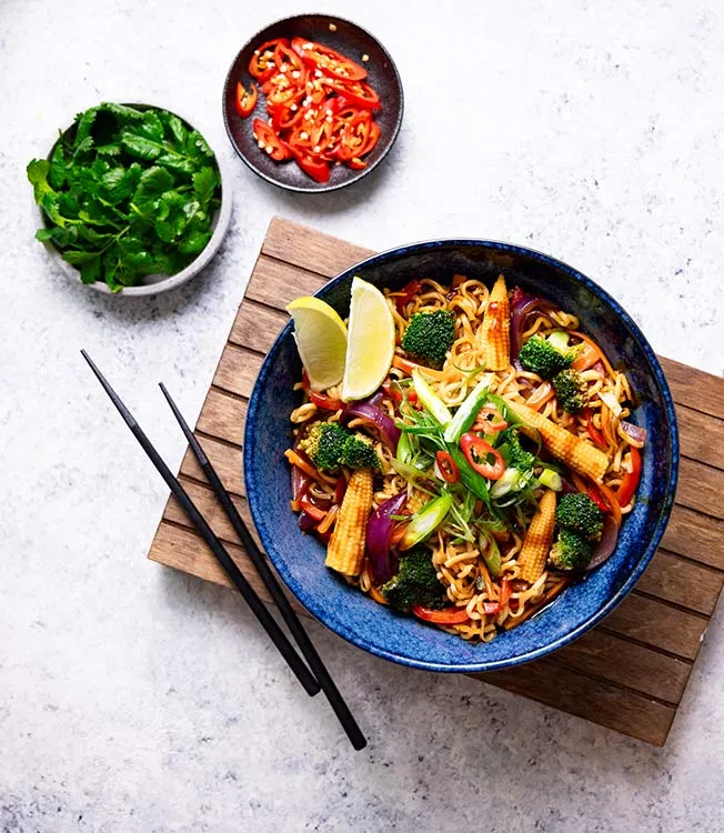 Noodles teriyaki no wok