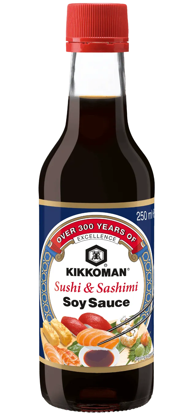 Kikkoman Molho Soja Sushi & Sashimi Garrafa 250 ml