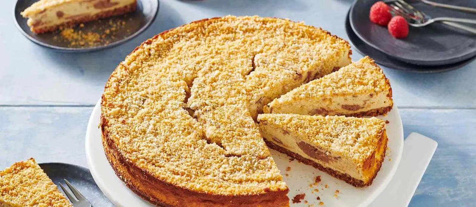 Cheesecake de chocolate crocante