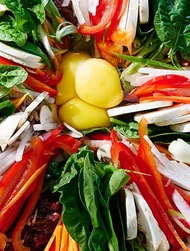 Hot pot coreano jeongol — estilo sukiyaki