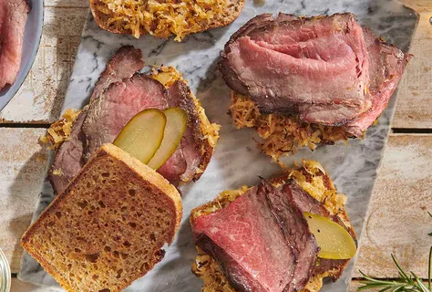 Rosbife grelhado ao estilo pastrami