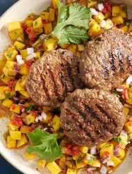 Almôndegas com molho de manga