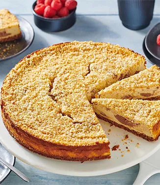 Cheesecake de chocolate crocante
